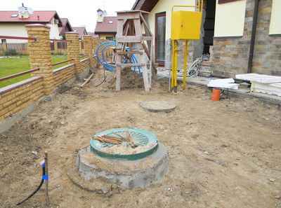 Installed Plastic Septic Tank — Atlanta, GA — Akins Plumbing