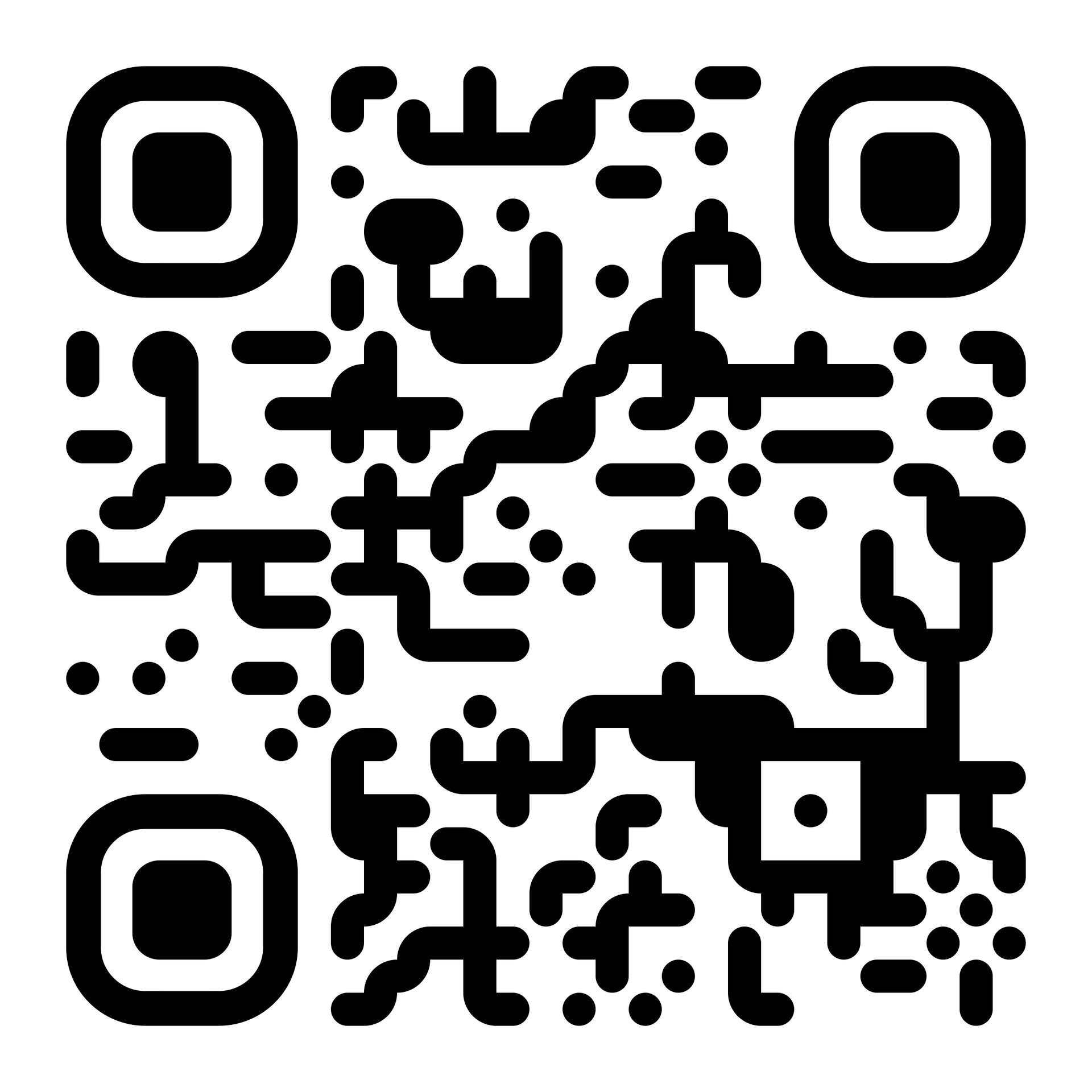 A black and white qr code on a white background.