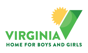 A logo for virginia home for boys and girls